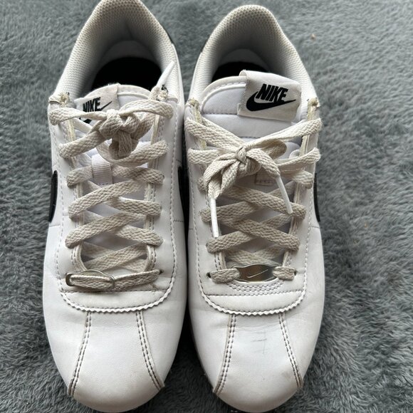Nike Cortez Big Kids' Shoes (White/Black) GUC Size 4Y - Picture 6 of 6